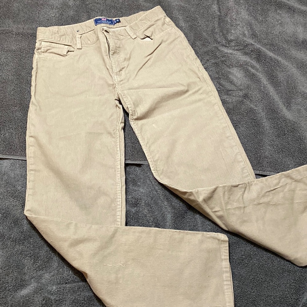 Vineyard Vines Kids Tan Corduroy Pants
